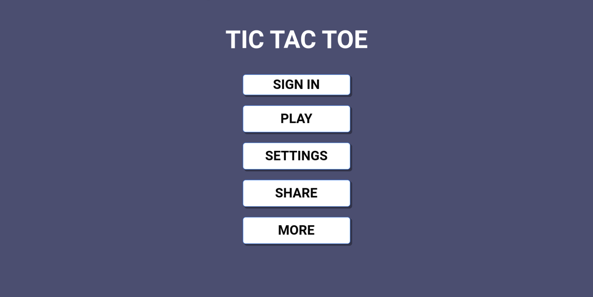 Tic Tac Toe